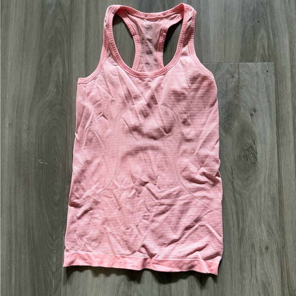 lululemon athletica Light Pink Tank Top